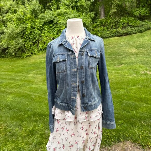 Just One Answer Ruffle Tiered Sheer Floral Midi Dress White Size XS - Picture 5 of 8